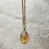 Pendentif médaille miraculeuse.