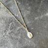 Collier petite médaille miraculeuse de la Vierge Marie.