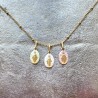 Collier petite médaille miraculeuse de la Vierge Marie.