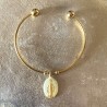 Bracelet jonc de la médaille miraculeuse.