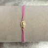 Bracelet médaille miraculeuse plaqué or