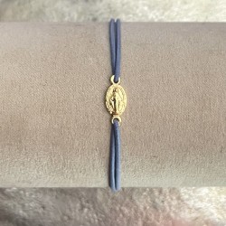 Bracelet médaille miraculeuse plaqué or