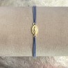 Bracelet médaille miraculeuse plaqué or