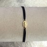 Bracelet médaille miraculeuse plaqué or