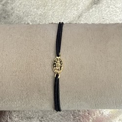 Bracelet médaille miraculeuse plaqué or