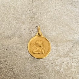 Très belle médaille de l'ange signée Augis.