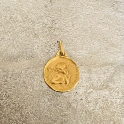Très belle médaille de l'ange signée Augis.