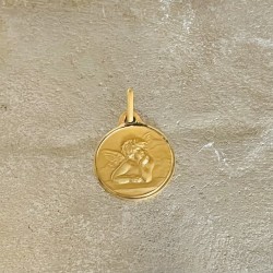 Très belle médaille de l'ange signée Augis,