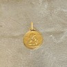 Très belle médaille de l'ange signée Augis,