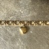 Bracelet Héraclès et son cœur doré.