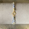 Bracelet Liberty coulissant croix trilobée.