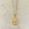 Bijoux religieux: le pendentif Saint Esprit by Archangelo en acier doré