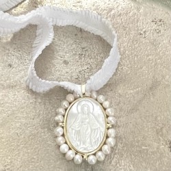 Médaille de berceau: médaille miraculeuse, cadeau baptême, parrain, marraine, cadeau de baptême, enfant de Dieu