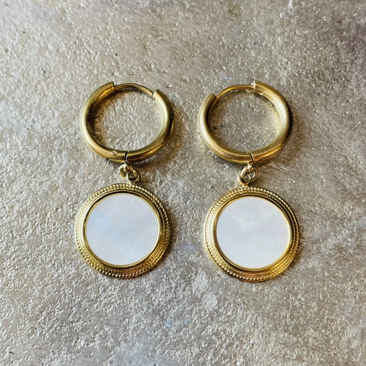 Boucles d'oreilles Bianca – vue 2