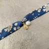 Bracelet Liberty  médaille miraculeuse et perles de nacre
