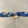 Bracelet Liberty  médaille miraculeuse et perles de nacre