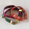 Bracelet ruban tissé médaille miraculeuse .