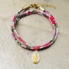 Bracelet double tour de la médaille miraculeuse.