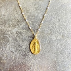Pendentif médaille miraculeuse.
