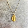Pendentif médaille miraculeuse.