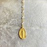 Pendentif médaille miraculeuse.