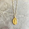 Pendentif médaille miraculeuse.