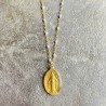 Pendentif médaille miraculeuse.