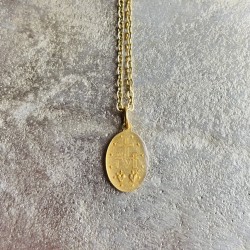 Pendentif médaille miraculeuse.