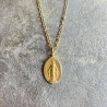 Pendentif médaille miraculeuse.